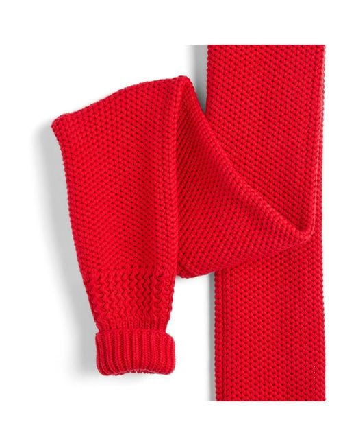 YMC Red Sleeve Scarf