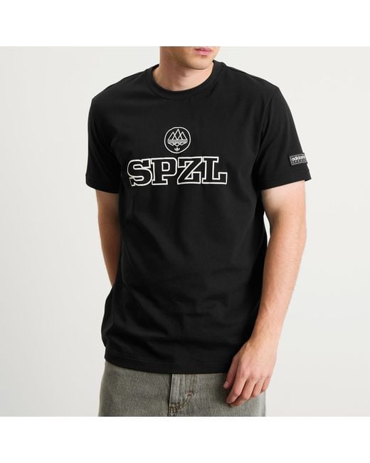 Adidas Black Spzl Logo T-Shirt for men