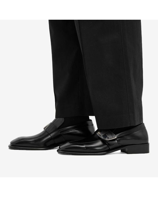 Burberry Black Shield Loafers for men