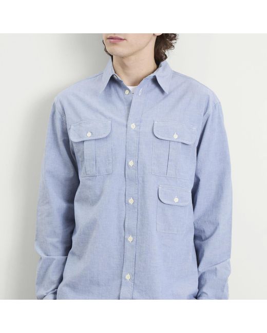 Kestin Blue Kinnaird Shirt for men
