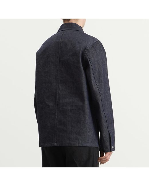 A.P.C. Blue Frgmt. Grand Jack Jacket for men