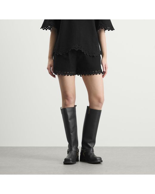 Isabel Marant Black Balyme Shorts