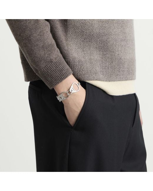Maison Margiela Metallic Mm6 Bottle Top Bracelet for men