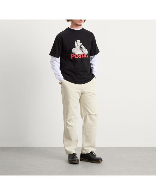 Postalco Black Hear No T-Shirt for men