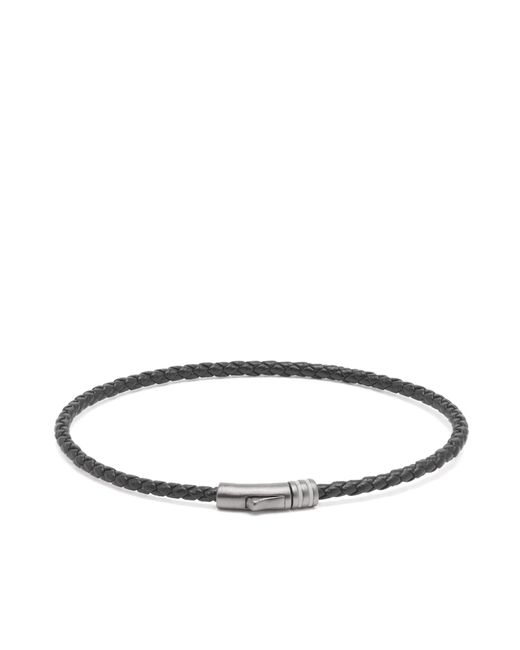 Miansai Brown Juno Leather Bracelet for men