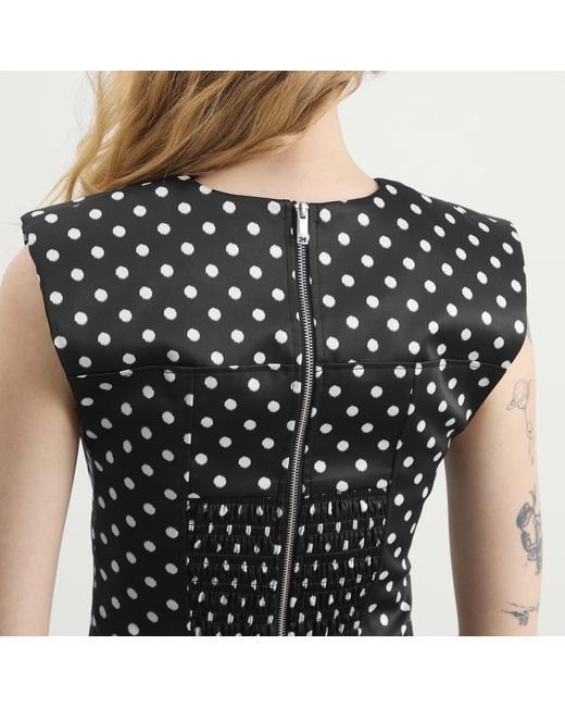Ganni Black Corset Top