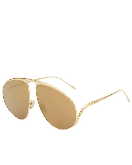 Loewe Natural Signature Pilot Sunglasses