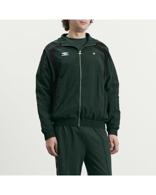 Umbro Green Relaxed Track Jacket for men