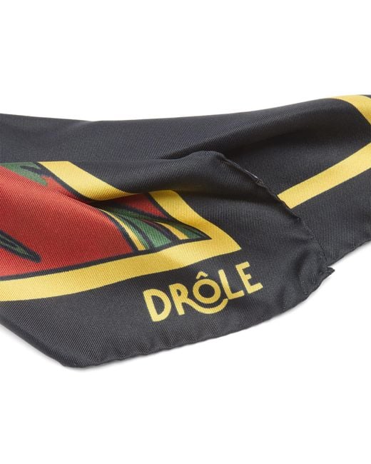 Drole de Monsieur Green Tropicana Neck Tie for men