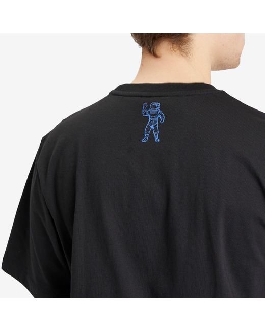 BBCICECREAM Black Cracked Flock Print Astro T-Shirt for men