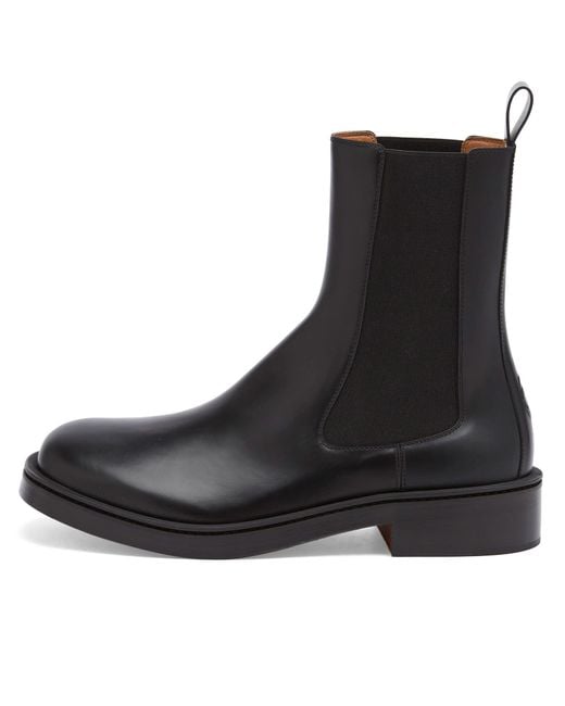 Alexander McQueen Black Leather Boot for men