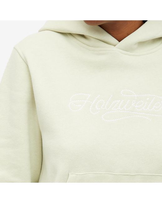 Holzweiler White Zoe Embroidery Hoodie