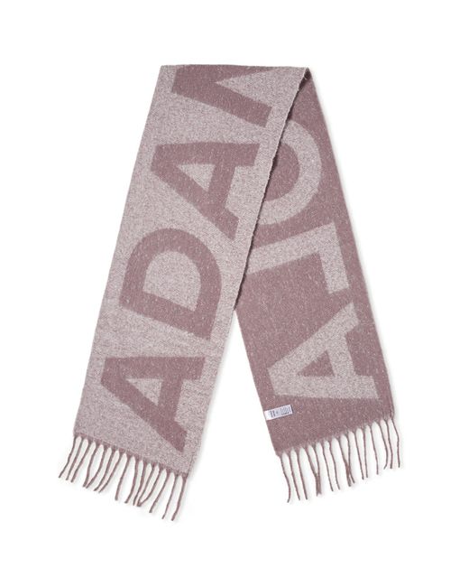 ADANOLA Purple Knit Scarf