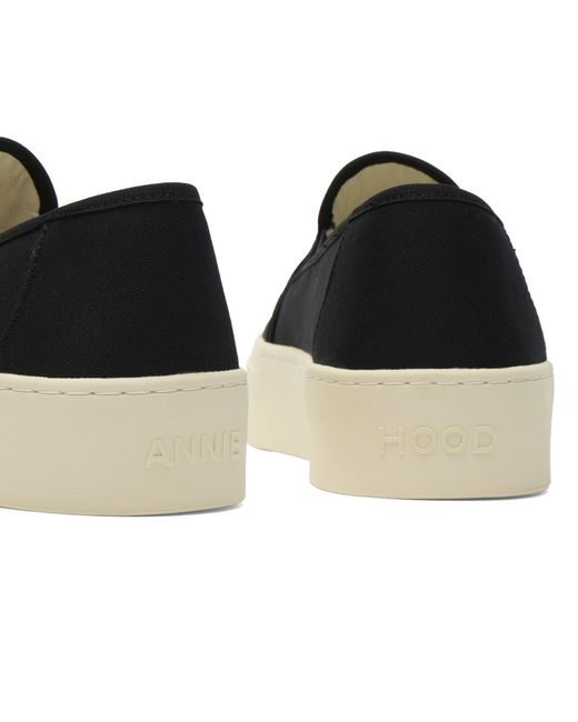 Annie Hood Black Hood Slip On Sneaker for men