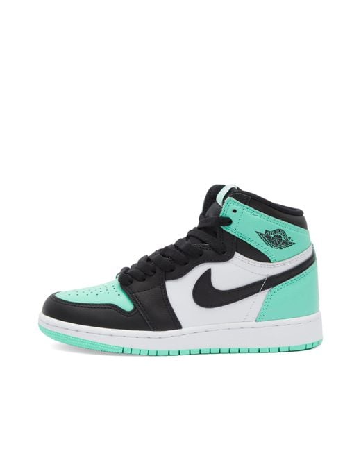 Nike Green 1 Retro High Og Gs Sneakers