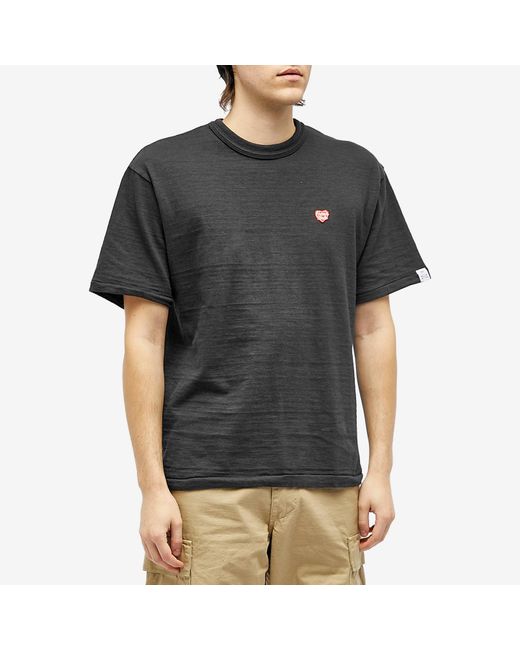 Human Made Gray Heart Badge T-Shirt for men