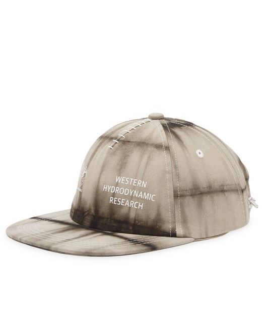 Space Available Brown X Western Hydrodynamic Research Crew Cap for men