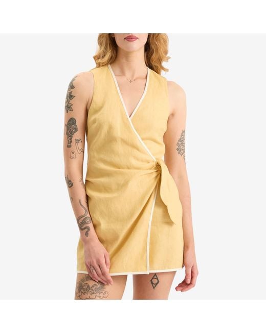 Sir Natural Carlotta Wrap Mini Dress