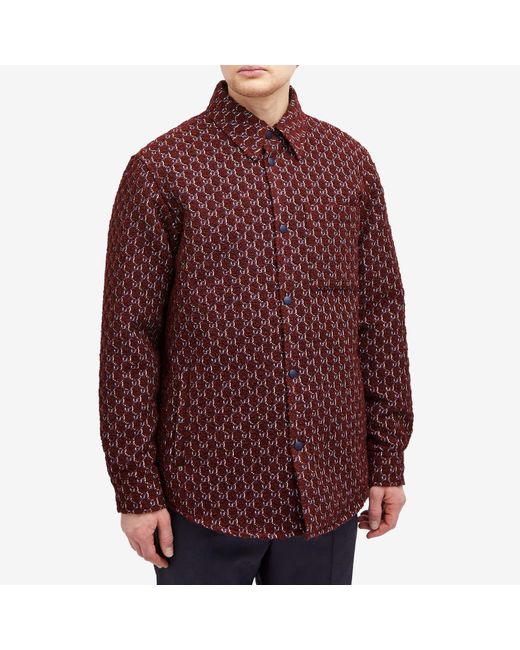 Gucci Purple Gg Shadow Boucle Jacket for men