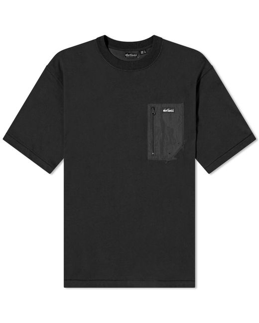Wild Things Black Camp Pocket T-Shirt for men