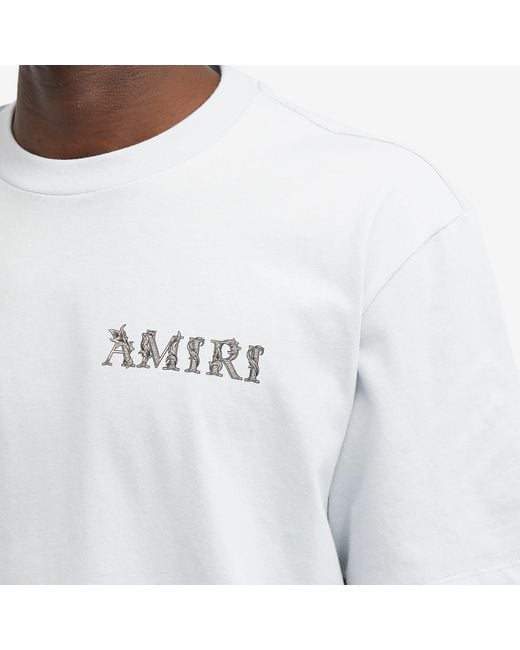 Amiri White Baroque T-Shirt for men