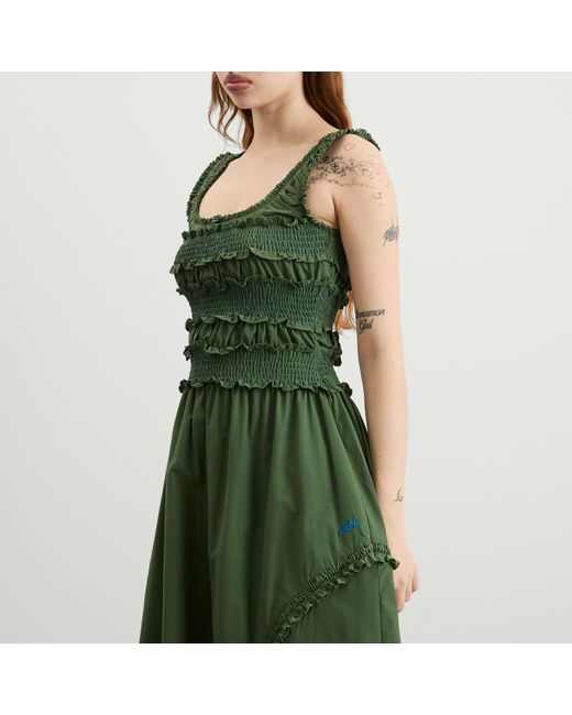 Damson Madder Cynthia Midi Dress Presented By End in Green | Lyst Damson Madder Cynthia Midi Dress Presented By End in Green | Lyst