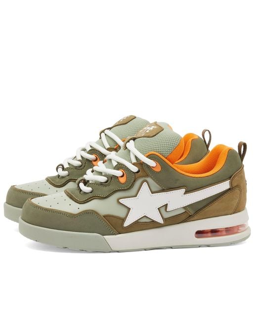 A Bathing Ape Green Road Sta New Sneaker for men