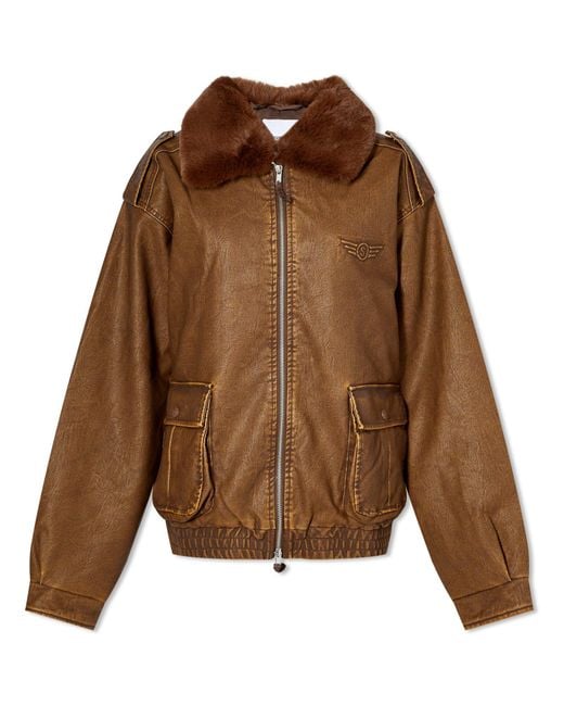 House Of Sunny Brown Cruise Flight Jacket