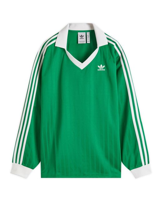 Adidas Green Pique Long Sleeve for men