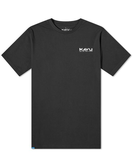 Kavu Black Klear Above Etch Art T-Shirt for men