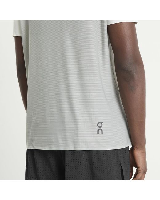 On Shoes White Performance T-Shirt for men