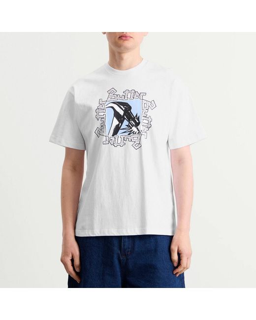 Butter Goods White Hammer T-Shirt for men