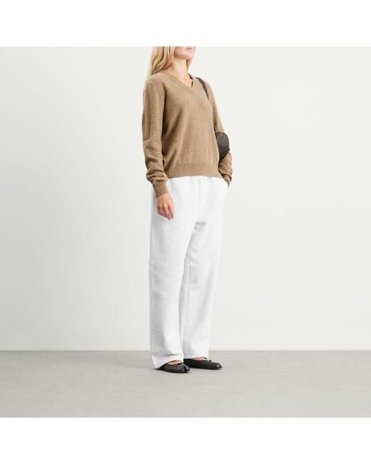 Entire studios Brown Knitted V-Neck Jumper