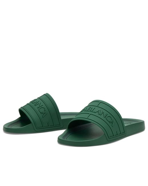 Casablanca Green Pool Slider for men