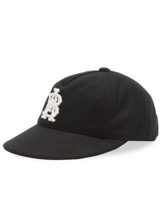 About Blank Black Monogram Cap for men
