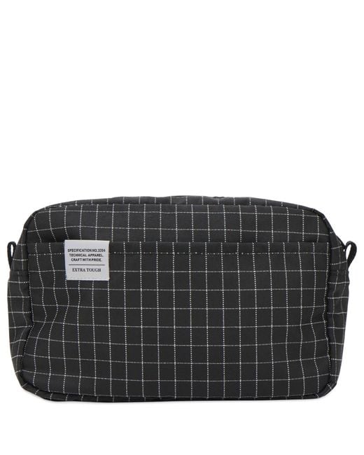 Neighborhood Black Reflective Pouch for men