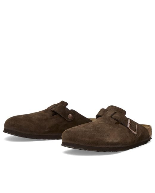 Birkenstock Brown Boston Sfb Clog for men