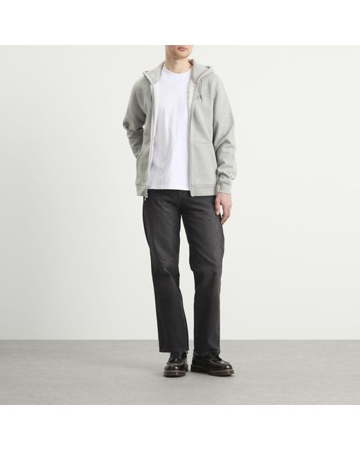 Dickies Gray Oakport Zip Hoodie for men