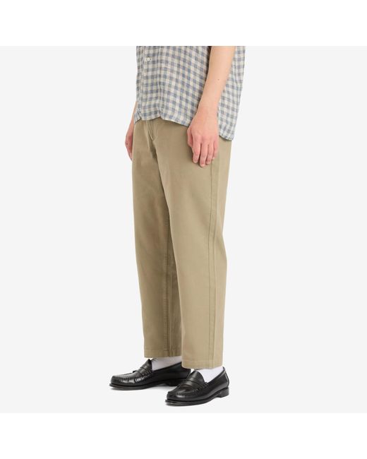 Wax London Natural Kurt Twill Trousers for men