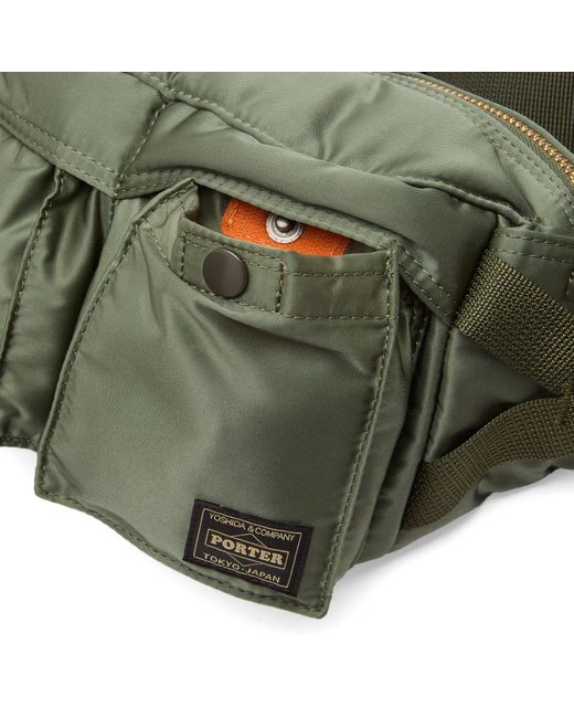 Porter-Yoshida and Co Green Military-Inspired Nylon Waist Bag