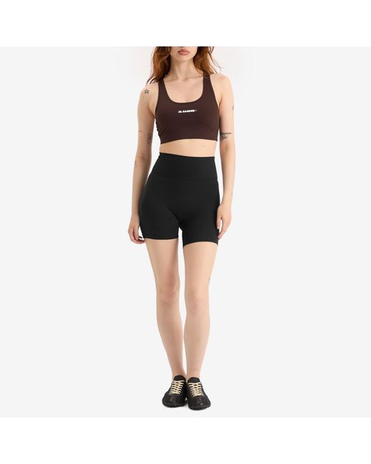 Jil Sander Brown Crop Top