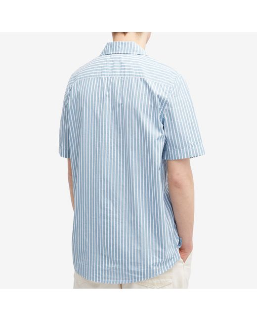 Armor Lux Blue Stripe Vacation Shirt for men