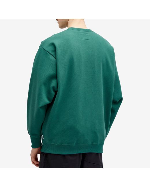 (w)taps Green 03 Crew Neck Sweatshirt for men