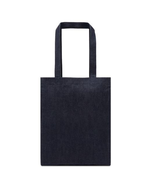 A.P.C. Blue Laure Denim Tote Bag for men