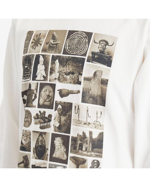Heresy White Niche Longsleeve T-Shirt for men
