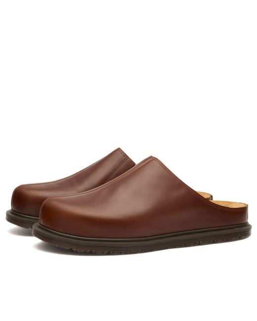 Dr. Martens Brown San Leather Mule for men