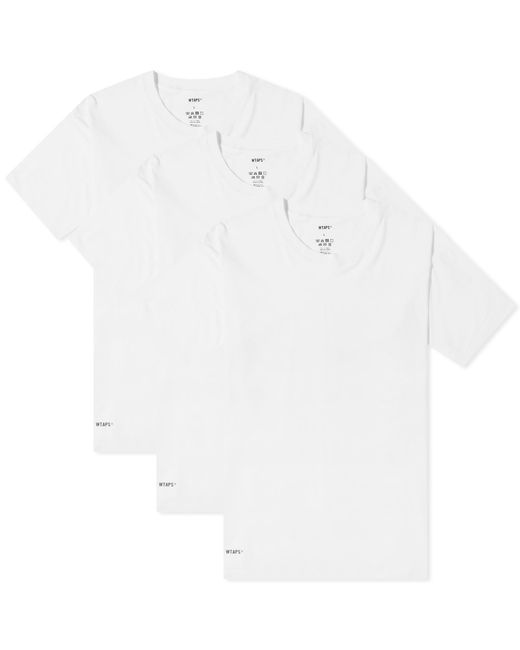 (w)taps White Skivvies 3-Pack T-Shirt for men