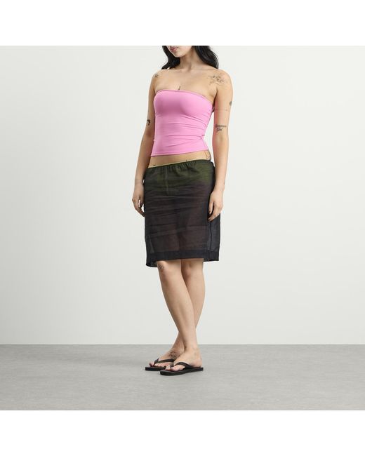 Fruity Booty Green Neon Voile Skirt