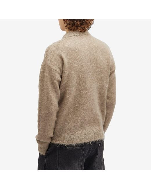 Auralee Natural Kid Mohair Polo for men