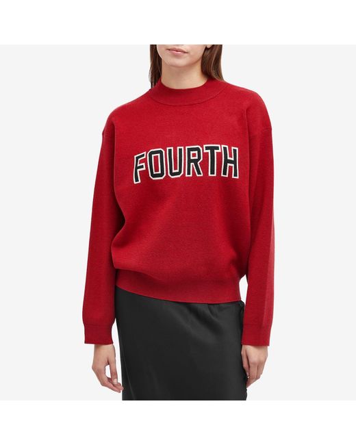 4th & Reckless Red Lidia Knit Jumper